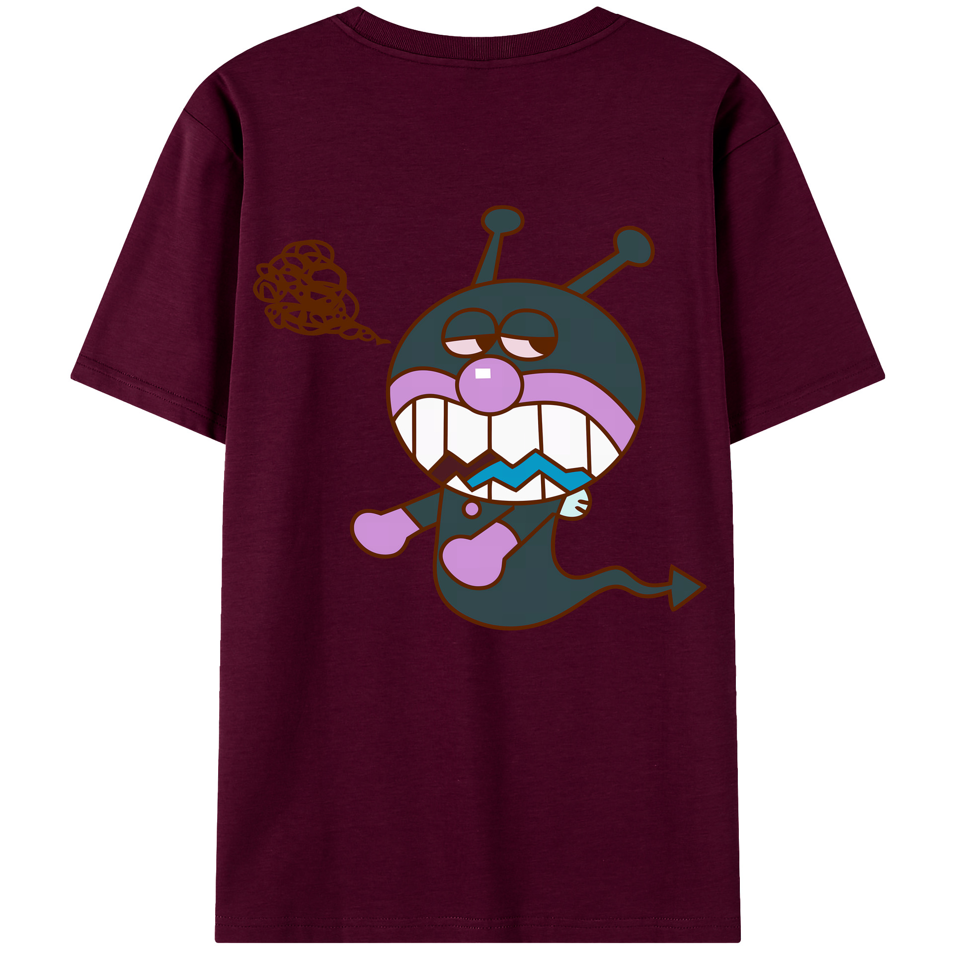 （画像用） アンパンマン Anpanman レディース半袖Tシャツ(バックプリント)